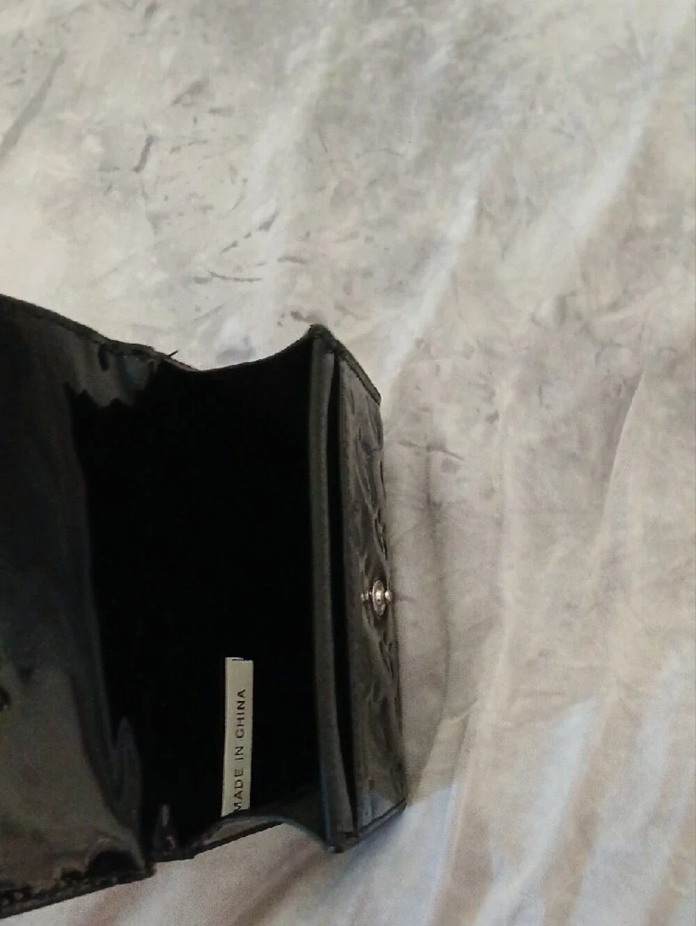 Small Monogram Matte Black Compact Wallet